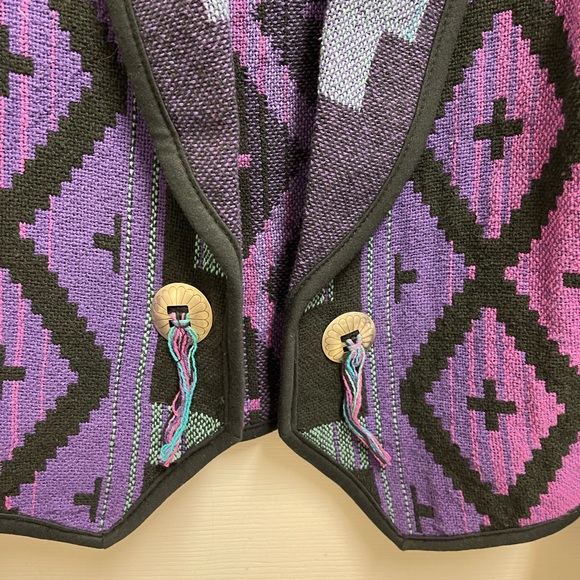 Vintage Kokopelli Open Front Jacket - Picture 3 of 12